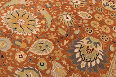 Vintage Persian Hashmi Janine Brown/Black Wool Rug - 9'4'' x 11'7''