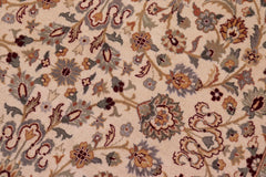handmade Traditional Beige Tan Hand Knotted RECTANGLE 100% WOOL area rug 9x12