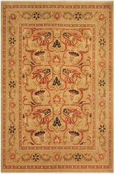 Traditional Kaffas Susanne Gold Tan Hand Knotted Area rugs 9 x 12