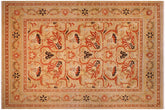 handmade Transitional Gold Tan Hand Knotted RECTANGLE 100% WOOL area rug 9 x 12