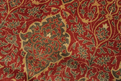 handmade Transitional Veg Dye Rust Green Hand Knotted RECTANGLE 100% WOOL area rug 9x12