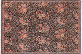 handmade Transitional Akbar Black Black Hand Knotted RECTANGLE 100% WOOL area rug 9x12