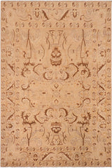 handmade Traditional Kafkaz Tan Brown Hand Knotted RECTANGLE 100% WOOL area rug 8 x 9