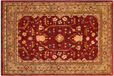 handmade Traditional Kafkaz Red Green Hand Knotted RECTANGLE 100% WOOL area rug 8x10