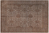 handmade Over Dyed Over Dyed Gray Gray Hand Knotted RECTANGLE 100% WOOL area rug 8' x 10'