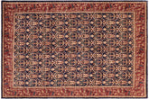 Eclectic Ziegler Gracie Blue/Red Wool Rug - 8'4'' x 10'1''
