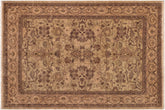 Classic Ziegler Charity Green/Brown Hand Knotted Wool Rug - 8'2'' x 10'1''
