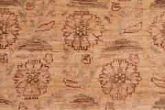 handmade Transitional Kafkaz Lt. Tan Gold Hand Knotted RECTANGLE 100% WOOL area rug 8 x 10