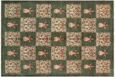 handmade Modern Kafkaz Green Rust Hand Knotted RECTANGLE 100% WOOL area rug 8' x 10'