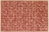 handmade Modern Kafkaz Rust Tan Hand Knotted RECTANGLE 100% WOOL area rug 8' x 10'