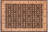 handmade Transitional Kafkaz Brown Beige Hand Knotted RECTANGLE 100% WOOL area rug 8' x 10'