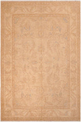 handmade Traditional Kafkaz Beige Lt. Brown Hand Knotted RECTANGLE 100% WOOL area rug 8 x 10