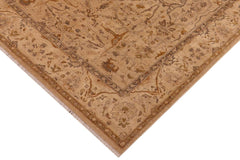 handmade Traditional Kafkaz Taupe Tan Hand Knotted RECTANGLE 100% WOOL area rug 8 x 10