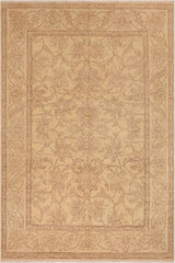 handmade Traditional Kafkaz Tan Brown Hand Knotted RECTANGLE 100% WOOL area rug 8 x 10
