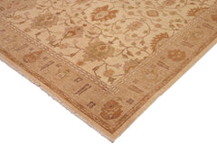 handmade Traditional Kafkaz Beige Tan Hand Knotted RECTANGLE 100% WOOL area rug 8 x 10