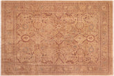 handmade Traditional Kafkaz Tan Nude Hand Knotted RECTANGLE 100% WOOL area rug 8x9