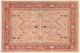 handmade Traditional Kafkaz Tan Rust Hand Knotted RECTANGLE 100% WOOL area rug 8x10