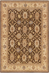 handmade Traditional Kafkaz Brown Beige Hand Knotted RECTANGLE 100% WOOL area rug 8 x 10