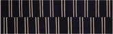 handmade Modern Kilim Black Beige Hand-Woven RUNNER 100% WOOL area rug 3 x 10