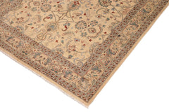 handmade Traditional Kafkaz Ivory Ivory Hand Knotted RECTANGLE 100% WOOL area rug 8 x 10