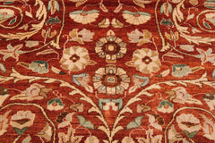 handmade Transitional Lahore Copper Beige Hand Knotted RECTANGLE 100% WOOL area rug 9' x 12'