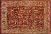 handmade Transitional Lahore Copper Beige Hand Knotted RECTANGLE 100% WOOL area rug 9' x 12'