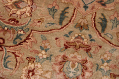 handmade Transitional Lt. Green Lt. Green Hand Knotted RECTANGLE 100% WOOL area rug 9' x 12'