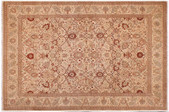 handmade Traditional Kafkaz Gold Lt. Tan Hand Knotted RECTANGLE 100% WOOL area rug 9' x 12'