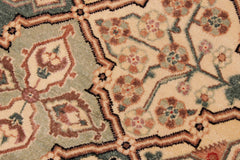 handmade Transitional Green Beige Hand Knotted RECTANGLE 100% WOOL area rug 9' x 12'