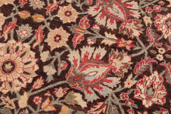 handmade Traditional Beige Brown Hand Knotted RECTANGLE 100% WOOL area rug 9' x 12'