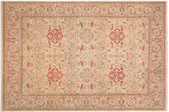 handmade Transitional Design Lt. Gray Lt. Gray Hand Knotted RECTANGLE 100% WOOL area rug 9' x 12'