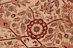 handmade Traditional Lt. Tan Beige Hand Knotted RECTANGLE 100% WOOL area rug 9' x 12'