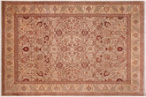 handmade Traditional Lt. Tan Beige Hand Knotted RECTANGLE 100% WOOL area rug 9' x 12'