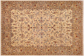 handmade Traditional Beige Lt. Brown Hand Knotted RECTANGLE 100% WOOL area rug 9' x 12'