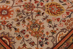handmade Traditional Lt. Tan Brown Hand Knotted RECTANGLE 100% WOOL area rug 9' x 12'