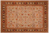 handmade Traditional Lt. Tan Brown Hand Knotted RECTANGLE 100% WOOL area rug 9' x 12'