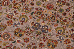 handmade Transitional Design Lt. Tan Lt. Green Hand Knotted RECTANGLE 100% WOOL area rug 9' x 12'