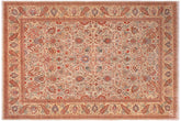 handmade Traditional Veg Dye Lt. Gray Tan Hand Knotted RECTANGLE 100% WOOL area rug 9' x 12'