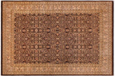Tabriz Istanbul Imelda Brown/Tan Wool Rug - 9'3'' x 12'5''