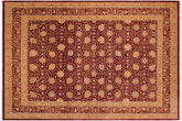 handmade Transitional Design Drk. Red Gold Hand Knotted RECTANGLE 100% WOOL area rug 9' x 12'