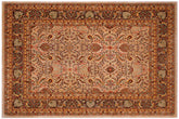 handmade Traditional Design Tan Black Hand Knotted RECTANGLE 100% WOOL area rug 9' x 12'