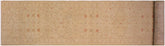 handmade Modern Kafkaz Lt. Tan Lt. Brown Hand Knotted RUNNER 100% WOOL area rug 3' x 15'