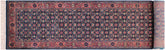 handmade Traditional Kashan Blue Pink Hand Knotted RUNNER 100% WOOL area rug 3' x 10'