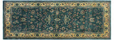 handmade Traditional Victoria Green Beige Hand Knotted RUNNER 100% WOOL area rug 3' x 6'