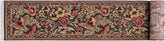 handmade Traditional Gulzar Brown Pink Hand Knotted RUNNER 100% WOOL area rug 3' x 13'