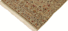 handmade Transitional Sayra Lt. Green Rust Hand Knotted RECTANGLE 100% WOOL area rug 4x6