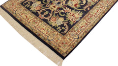 handmade Traditional Anarlaki Blue Beige Hand Knotted RECTANGLE 100% WOOL area rug 4x6