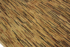 handmade Modern Gabbeh Beige Black Hand Knotted RECTANGLE 100% WOOL area rug 4 x 6