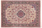 handmade Traditional Barsat Ivory Green Hand Knotted RECTANGLE 100% WOOL area rug 9x12