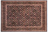 handmade Transitional Nadeem Black Green Hand Knotted RECTANGLE 100% WOOL area rug 9x12